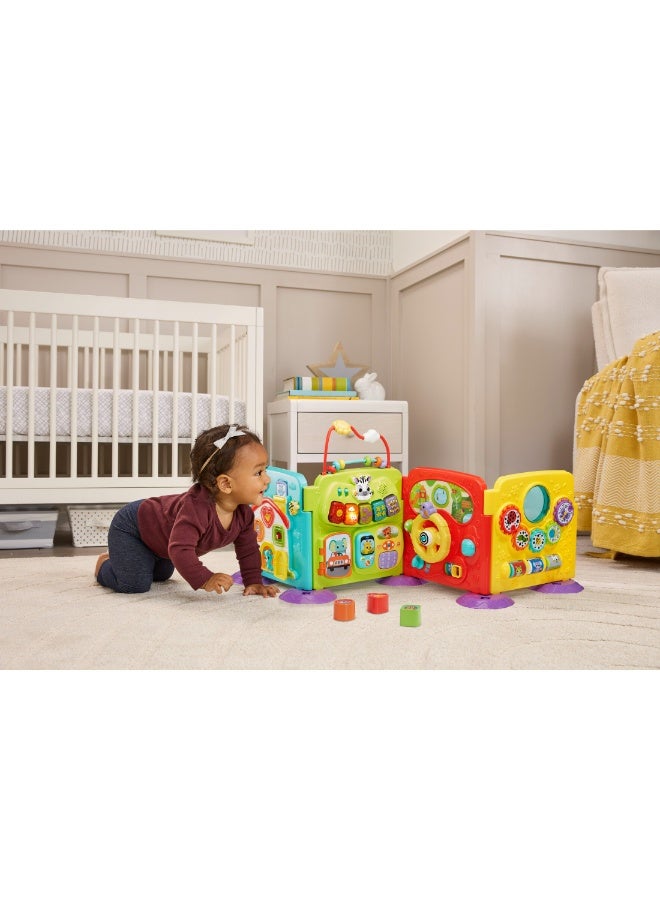 VTech Baby مركز أنشطة VTech Baby 4 في 1 - لعبة تعليمية تفاعلية مع موسيقى، أضواء، عجلة قيادة ومصنف أشكال للأطفال من 3 أشهر فما فوق - Image 4